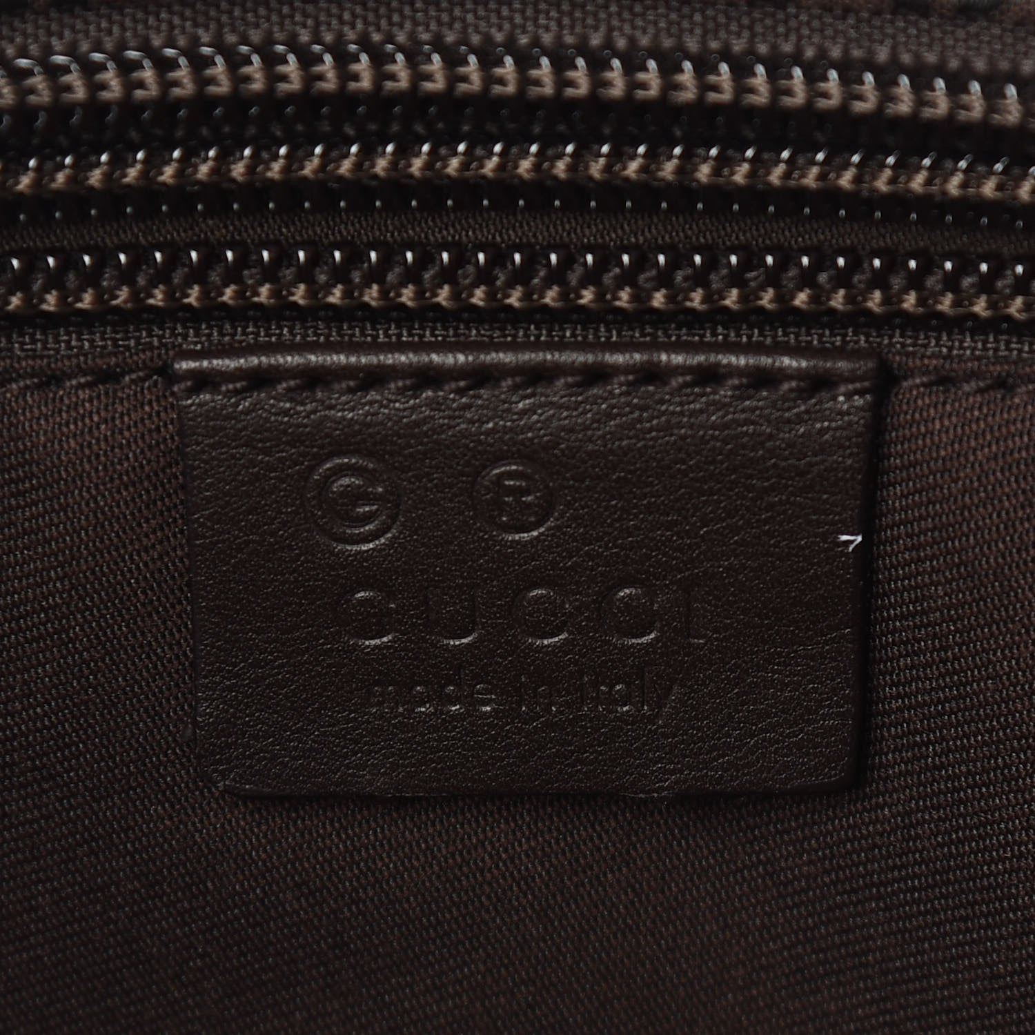 Gucci Nylon Monogram Calfskin Large Tote Bag Brown 5 of 8