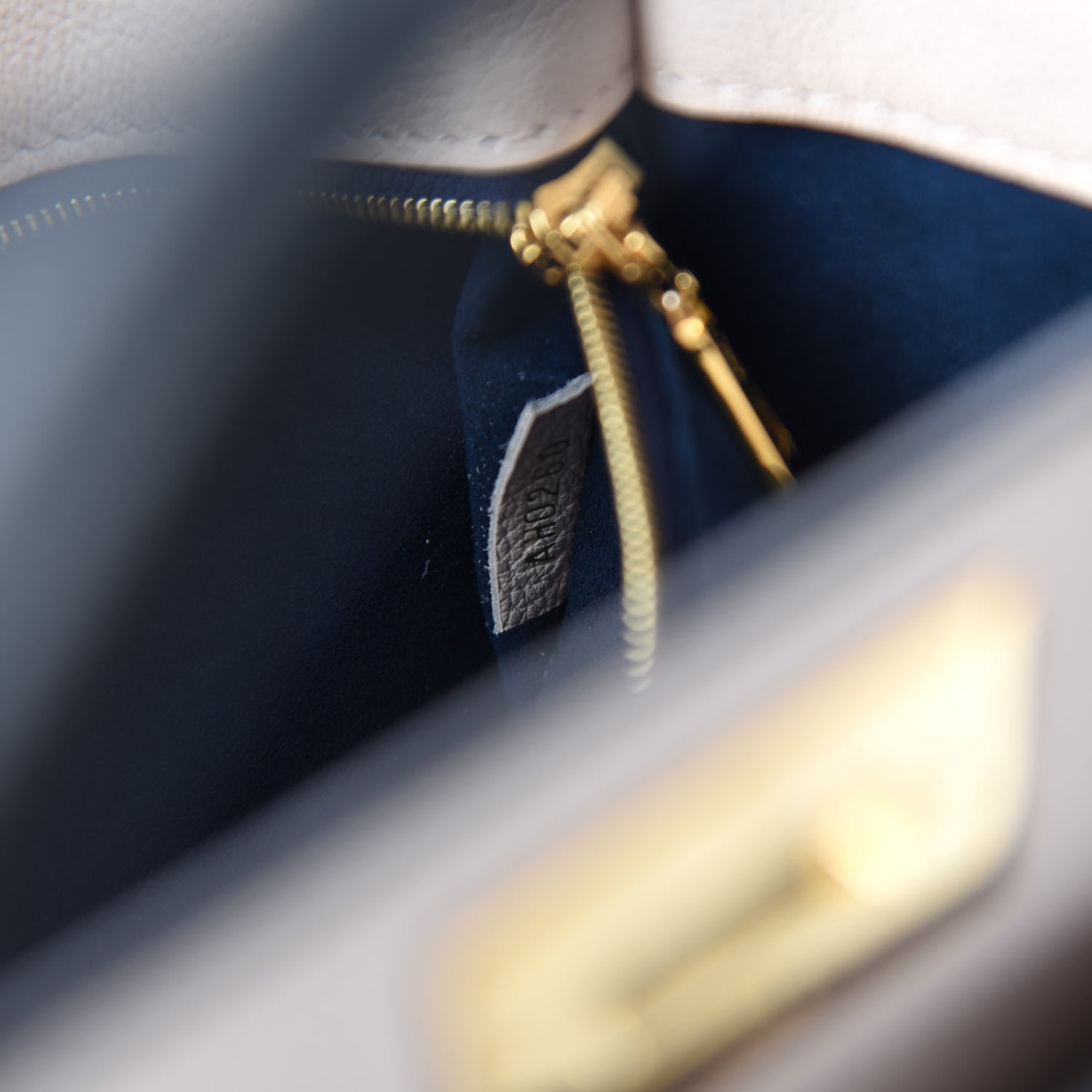 Louis Vuitton Calfskin Monogram On My Side Marine 12 of 13