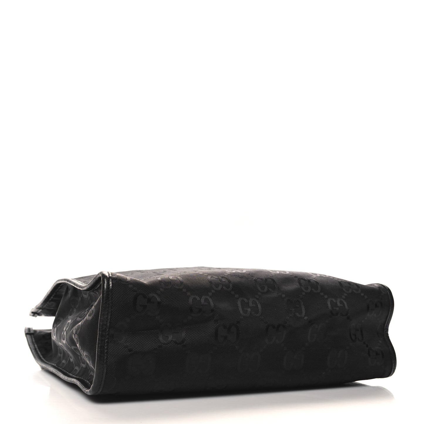 Econyl Nylon Monogram Off The Grid Long Tote Bag Black
