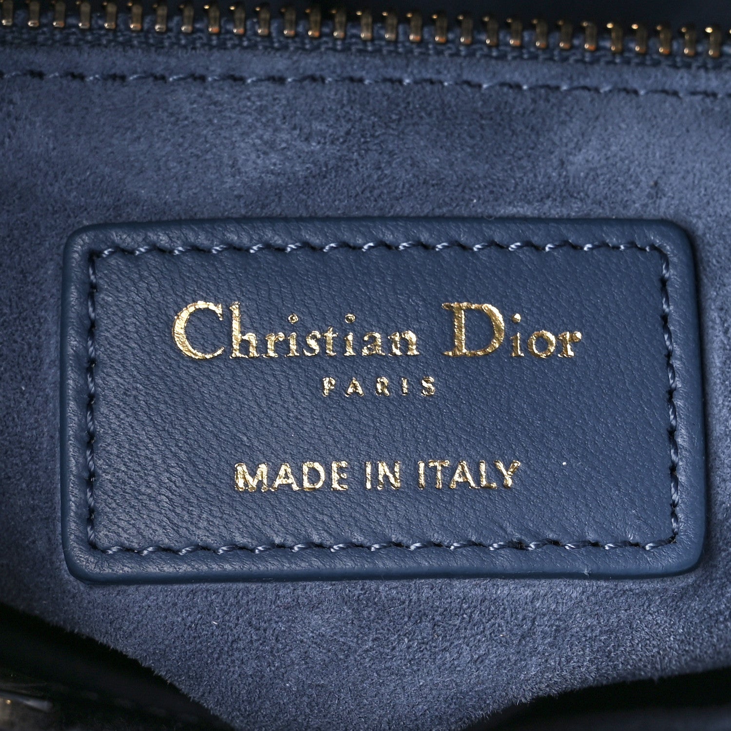 Christian Dior Satin Swarovski Crystal Cannage Small Lady Dior Grey 6 of 13