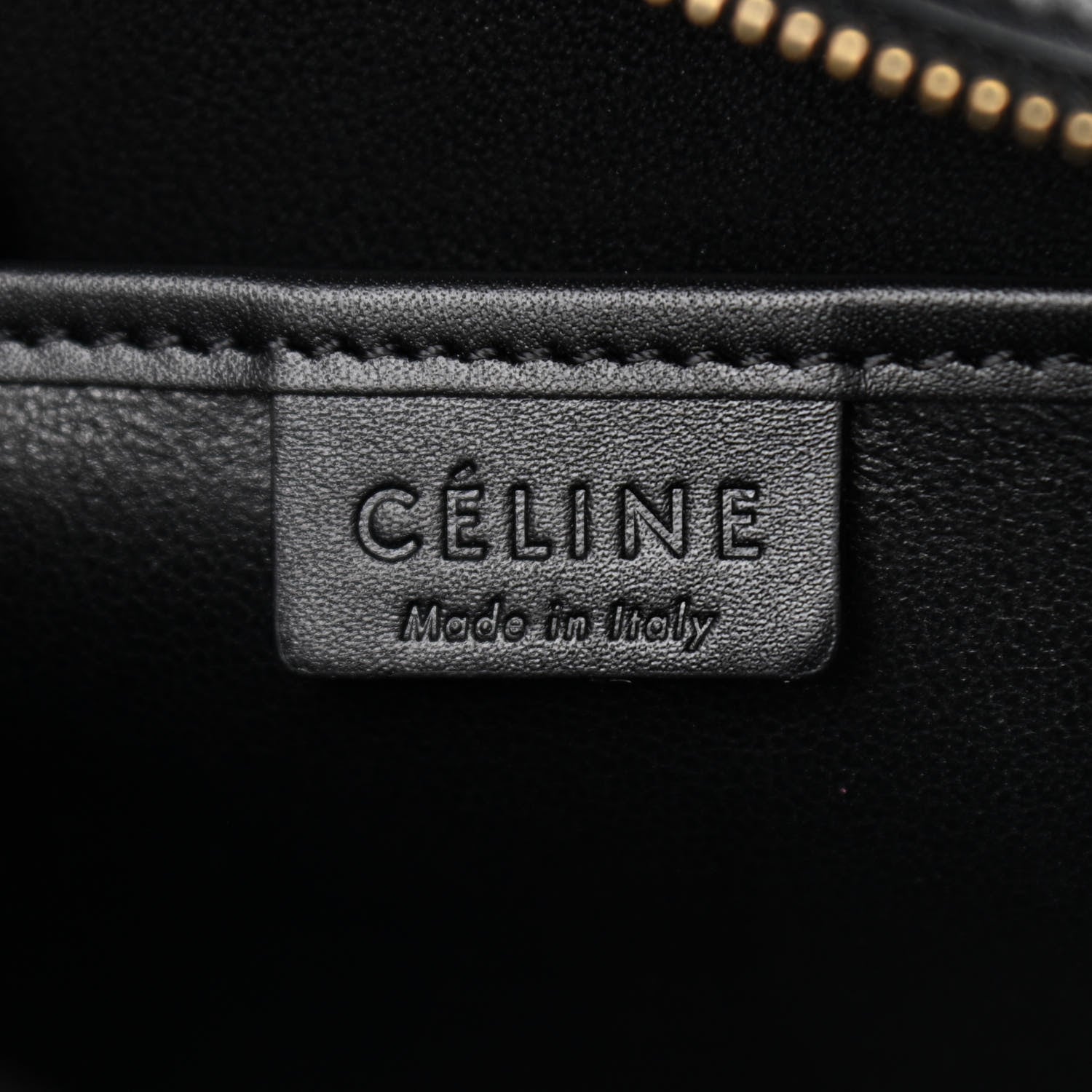 Celine Baby Grained Calfskin Nubuck Tri-Color Nano Luggage Burgundy Wine 5 of 9