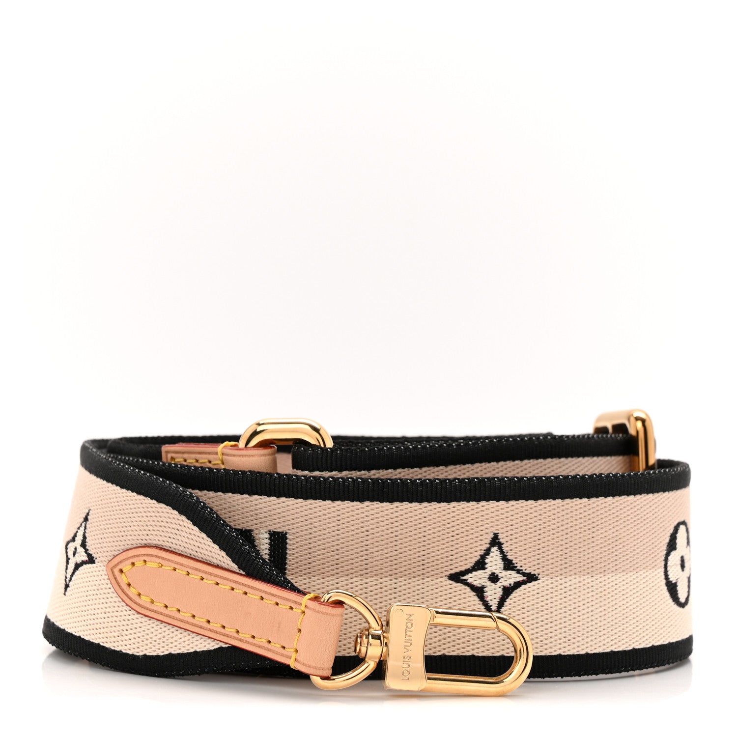 Louis Vuitton Jacquard Speedy Bandouliere 20 Shoulder Strap Black 1 of 3