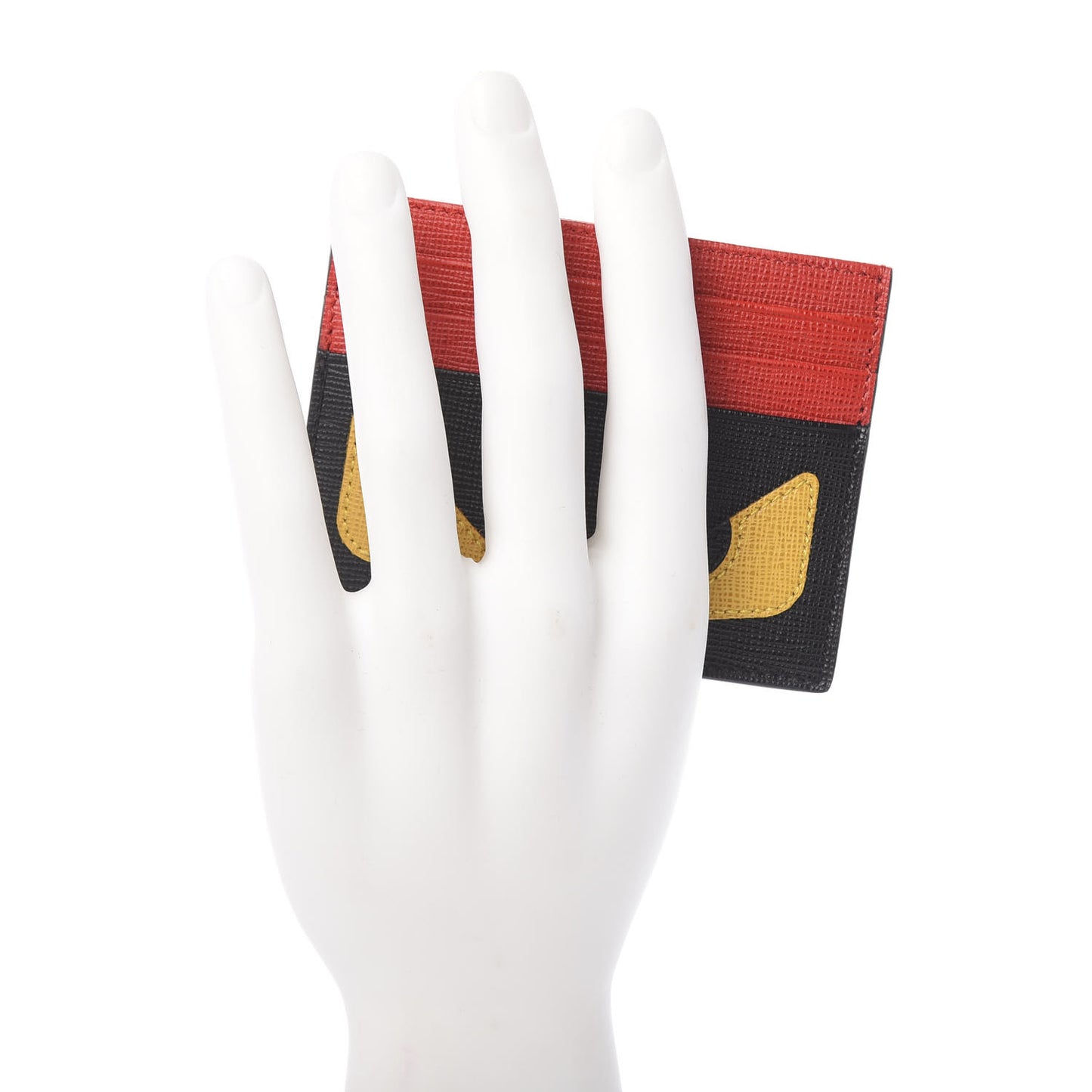 Vitello Elite Monster Eyes Card Holder Black Yellow Red