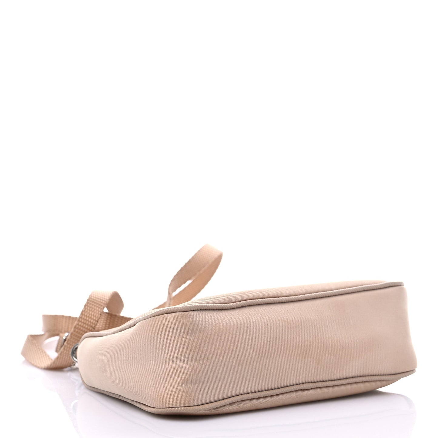 Tessuto Nylon Saffiano Mini Re-Edition 2000 Shoulder Bag Cammeo