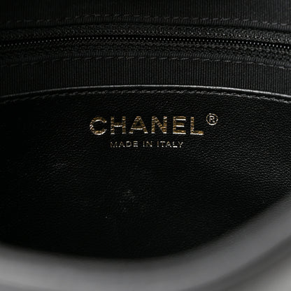 Chanel Lambskin Quilted Large CC Funky Town Hobo Black 6 of 10
