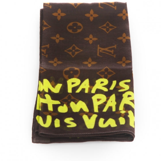 Cotton Graffiti Bandana Green