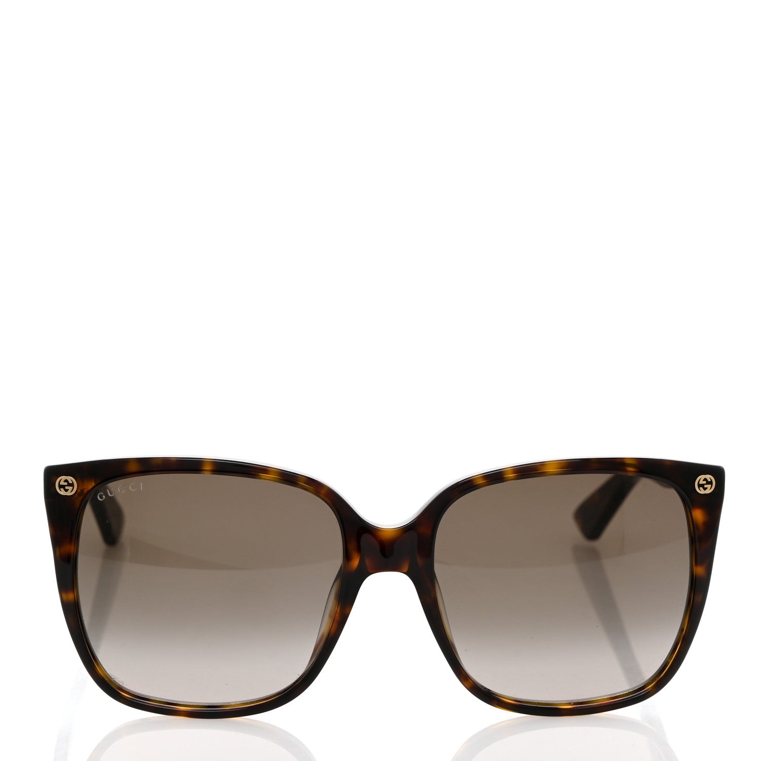 Gucci Acetate GG Sunglasses GG0022S Tortoise 2 of 8
