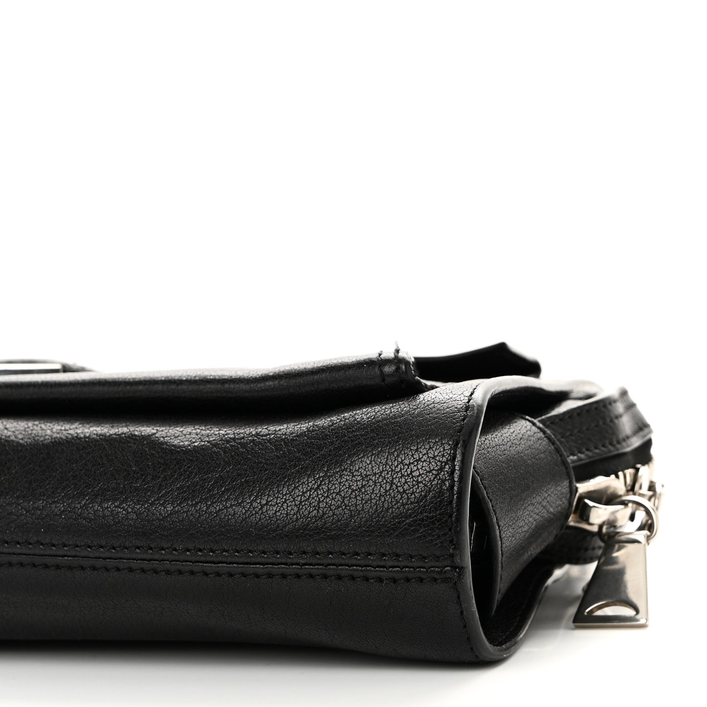 Calfskin PS13 Shoulder Bag Black