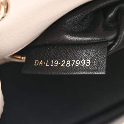 Bulgari Calfskin Matelasse Small Serpenti Cabochon Shoulder Bag White 7 of 12