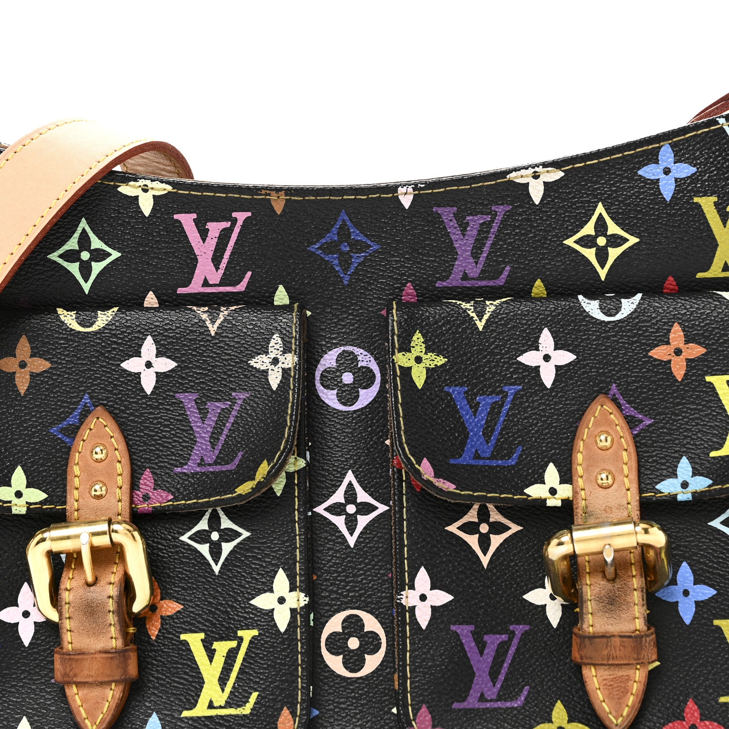 Louis Vuitton Monogram Multicolor Lodge GM Black 7 of 12