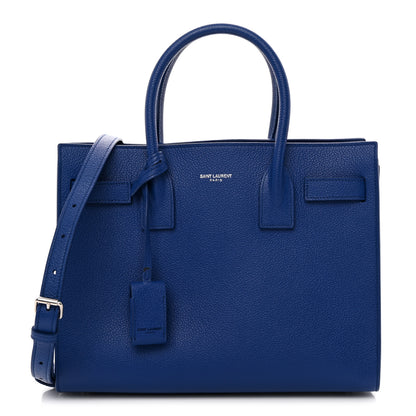 Saint Laurent Grained Calfskin Baby Sac De Jour Outremer 1 of 10