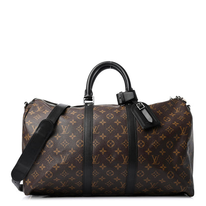 Louis Vuitton Monogram Macassar Keepall Bandouliere 45 1 of 4