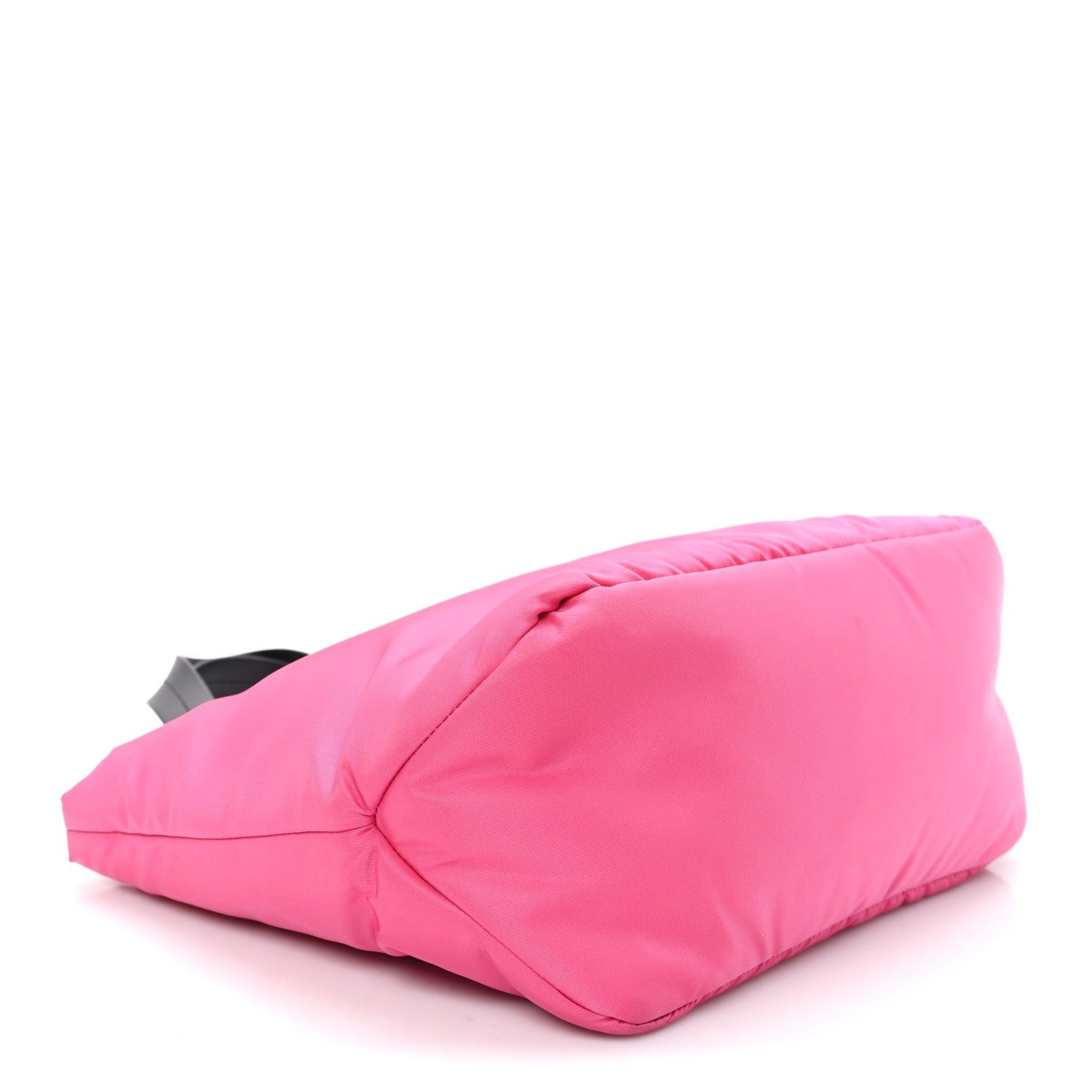 Prada Tessuto Nylon Soft Padded Shopping Tote Fuxia 4 of 9
