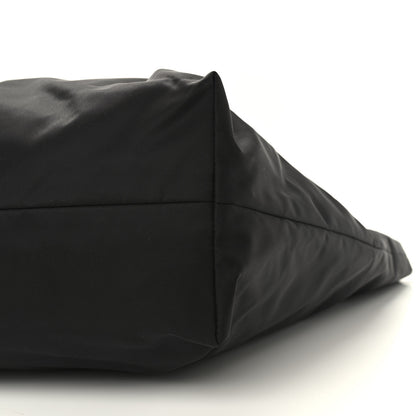 Prada Tessuto Nylon Saffiano Shopping Tote Black 9 of 9