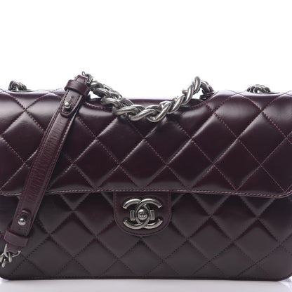 Chanel Calfskin Quilted Large Perfect Edge Flap Bordeaux 8 of 11