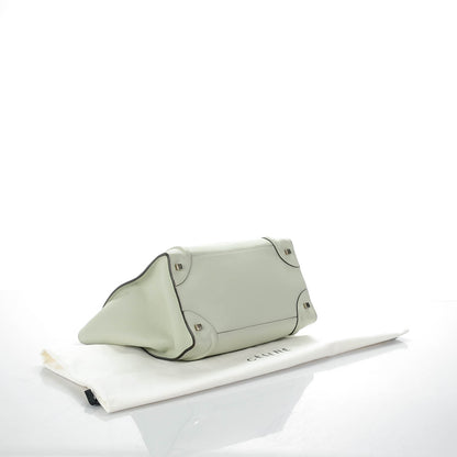 Celine Drummed Calfskin Mini Luggage Lune 4 of 7