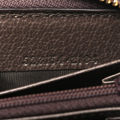 Gucci GG Supreme Monogram Web Ophidia Zip Around Wallet Brown 7 of 11