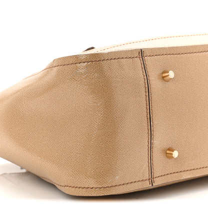 Burberry Patent Somerford Tote Tan 9 of 10
