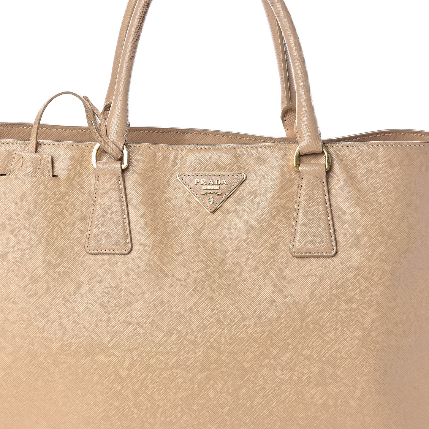 Saffiano Lux Large Tote Sabbia