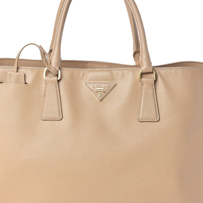 Prada Saffiano Lux Large Tote Sabbia 6 of 10