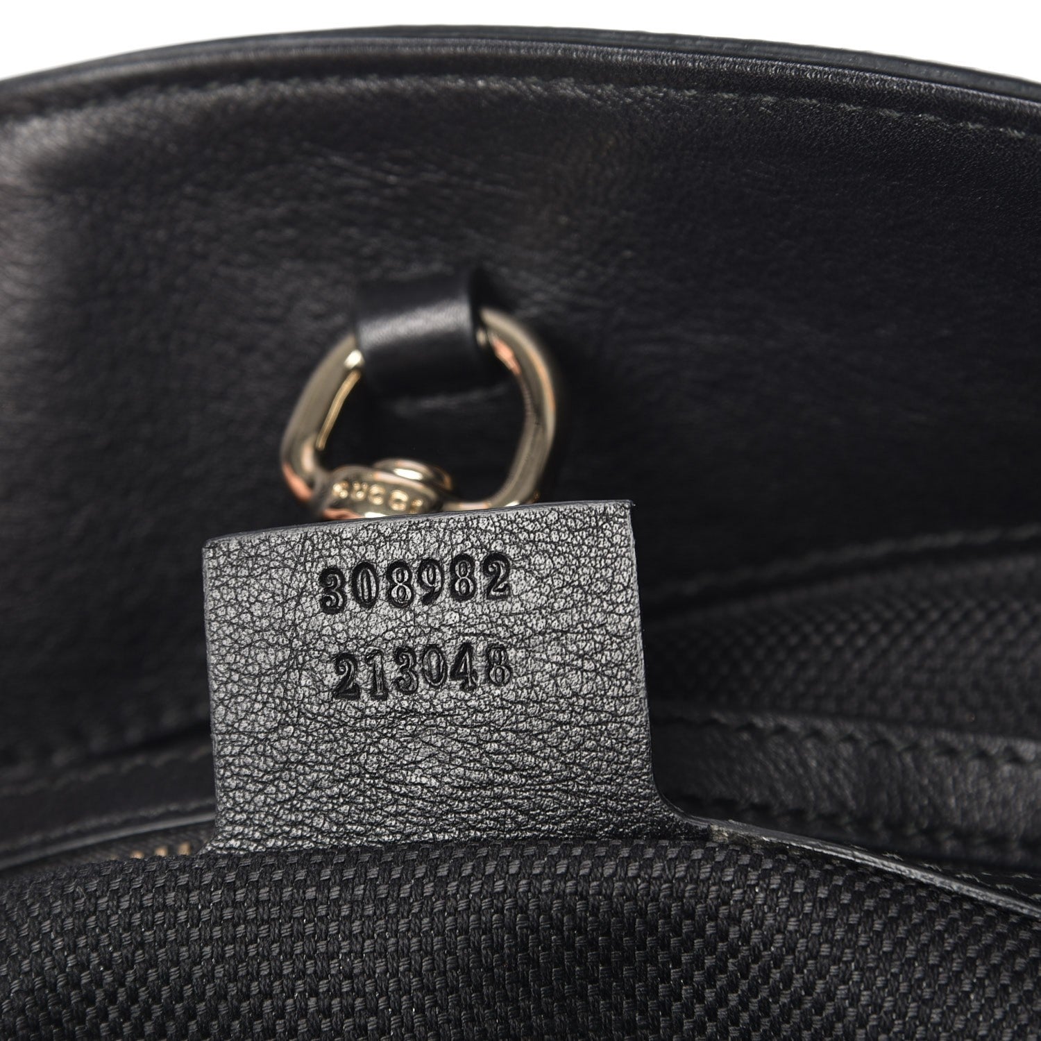 Gucci Patent Medium Soho Chain Shoulder Bag Black 7 of 7