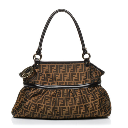 Fendi Zucca Large Chef Shopper Tote Tobacco 1 of 9