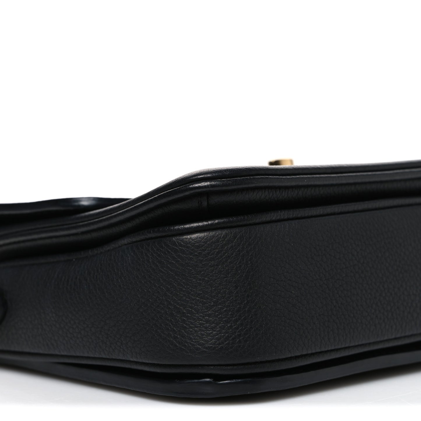 Grained Calfskin Lockme Oxford Black