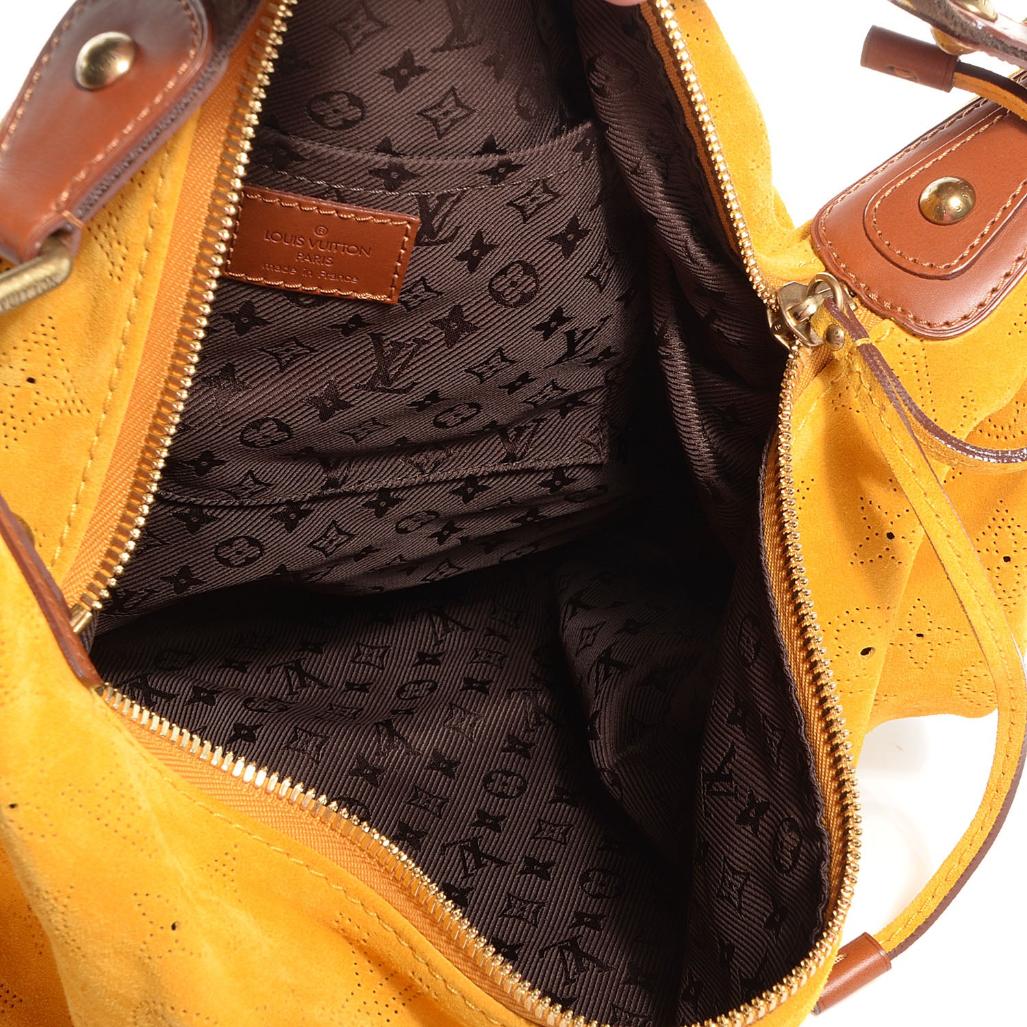 Louis Vuitton Suede Mahina Onatah GM Maize 5 of 7
