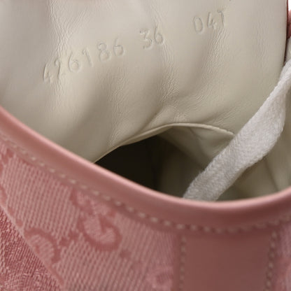 Gucci Monogram Womens High Top Sneakers 36 Pink Soft Pink 9 of 10