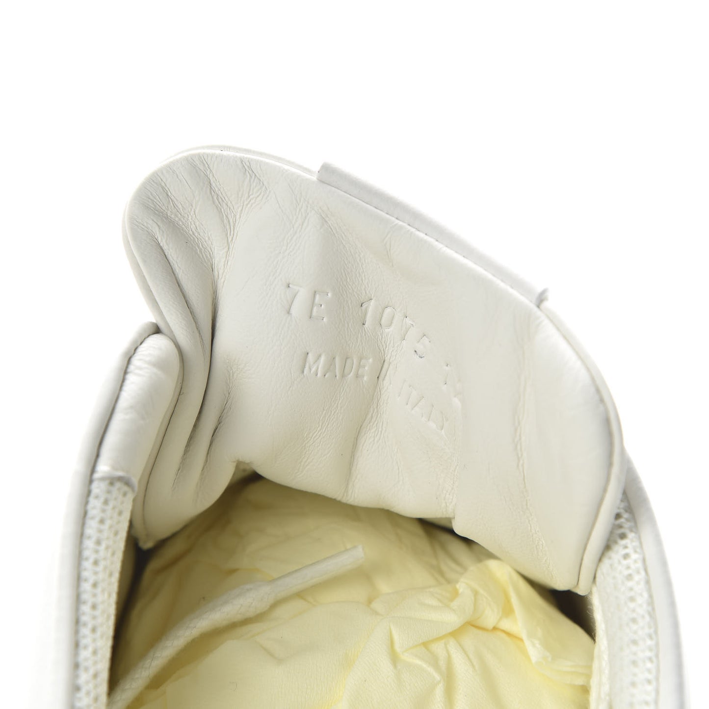 Calfskin Monster Micro Bag Bugs Mens Low Top Sneakers 12 White
