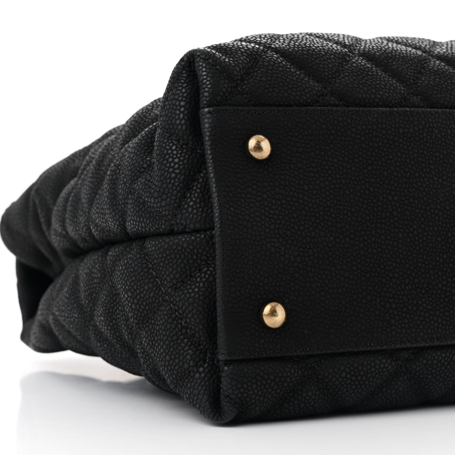 Chanel Iridescent Caviar Chic Quilt Tote Black 10 of 11