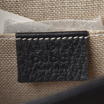 Gucci Dollar Calfskin Small Interlocking G Shoulder Bag Black 6 of 12