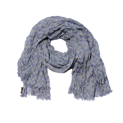 Louis Vuitton Cotton Linen Etole Damier Palm Stole Blue 3 of 7