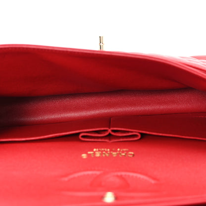 Chanel Lambskin Quilted Medium Double Flap Red 5 of 11