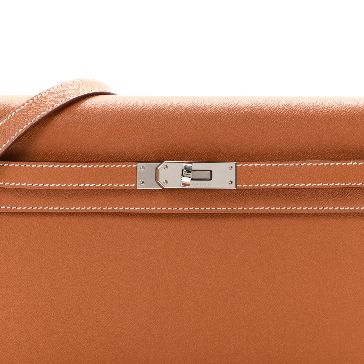 Hermes Madame Calfskin Kelly Elan Gold 8 of 11