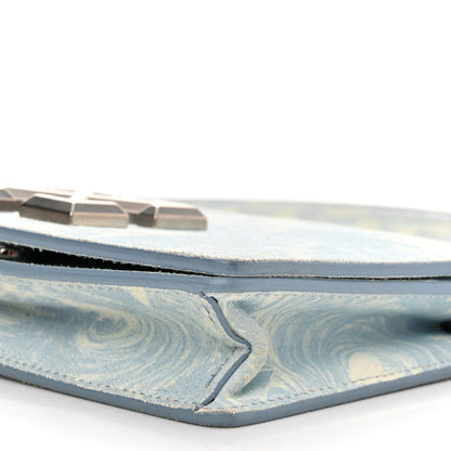 Off-White Suede Jitney 0.5 Waves Crossbody Bag Light Blue 9 of 12