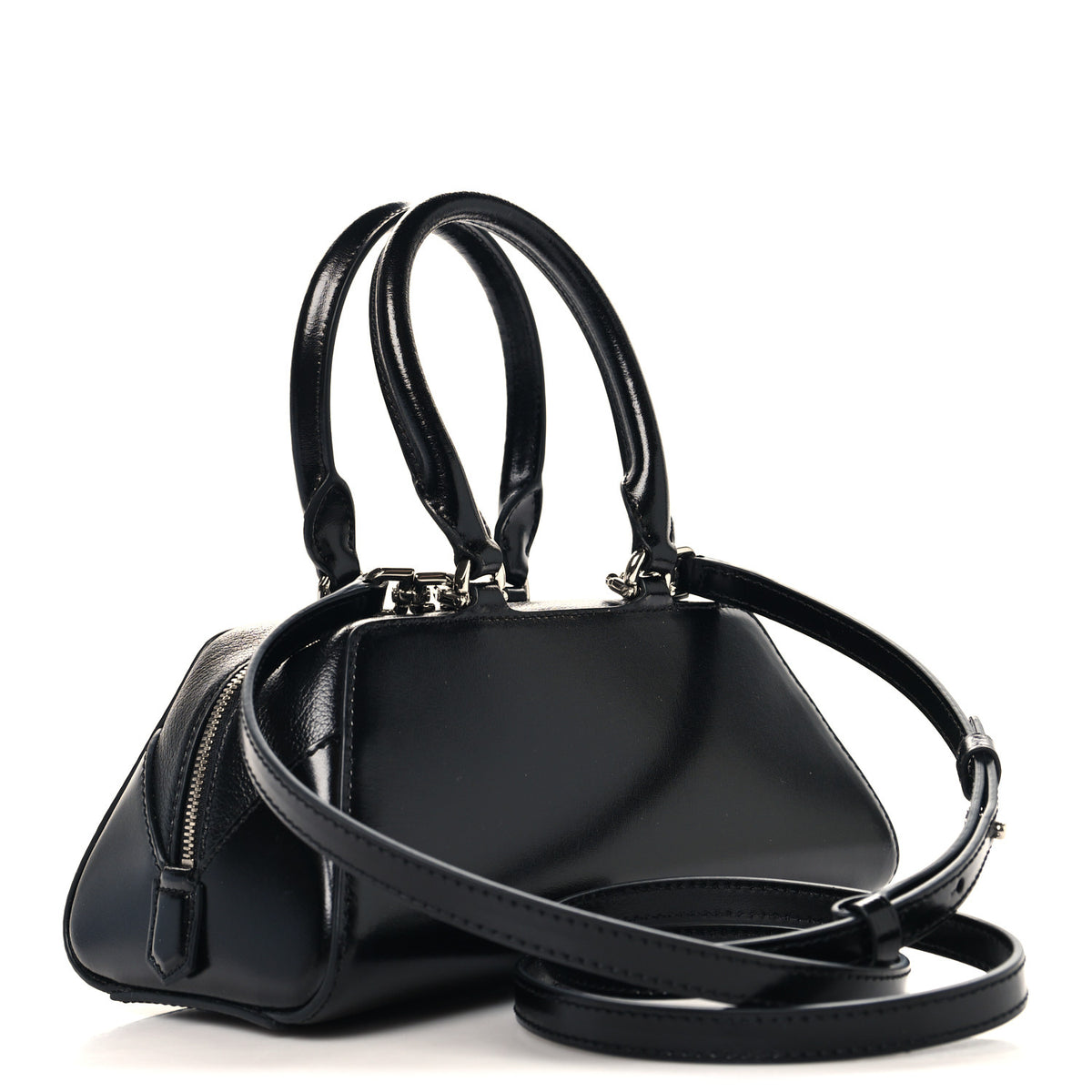 Box Calfskin East West Mini Antigona Black