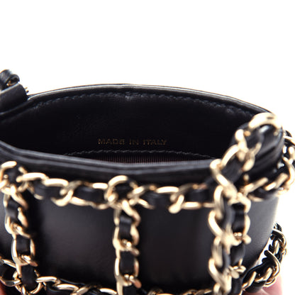 Chanel Lambskin Tech Me Out Clutch With Chain Black 7 of 12