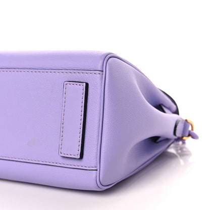 Versace Grained Calfskin Medium La Medusa Bag Lilac 8 of 8