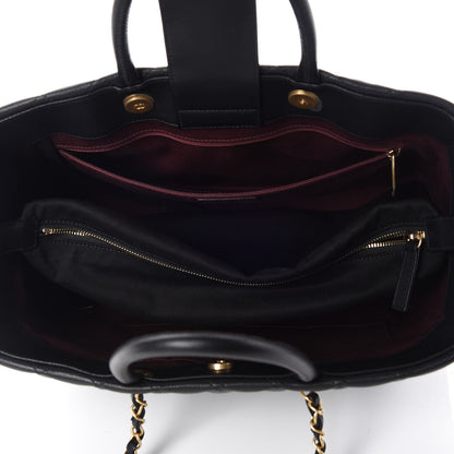 Chanel Caviar Quilted Large Coco Handle Shopping Tote Black 8 of 10