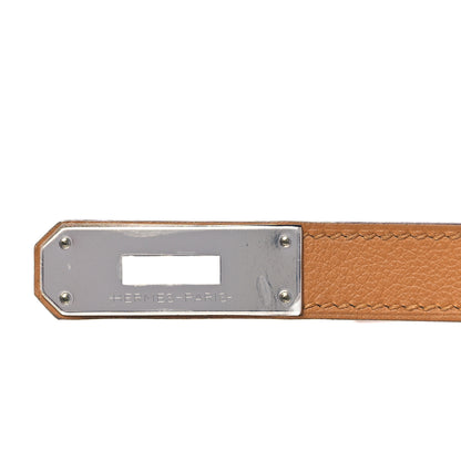 Hermes Evercolor Verso Kelly Retourne 28 Caramel Rose D'Ete 28 of 36