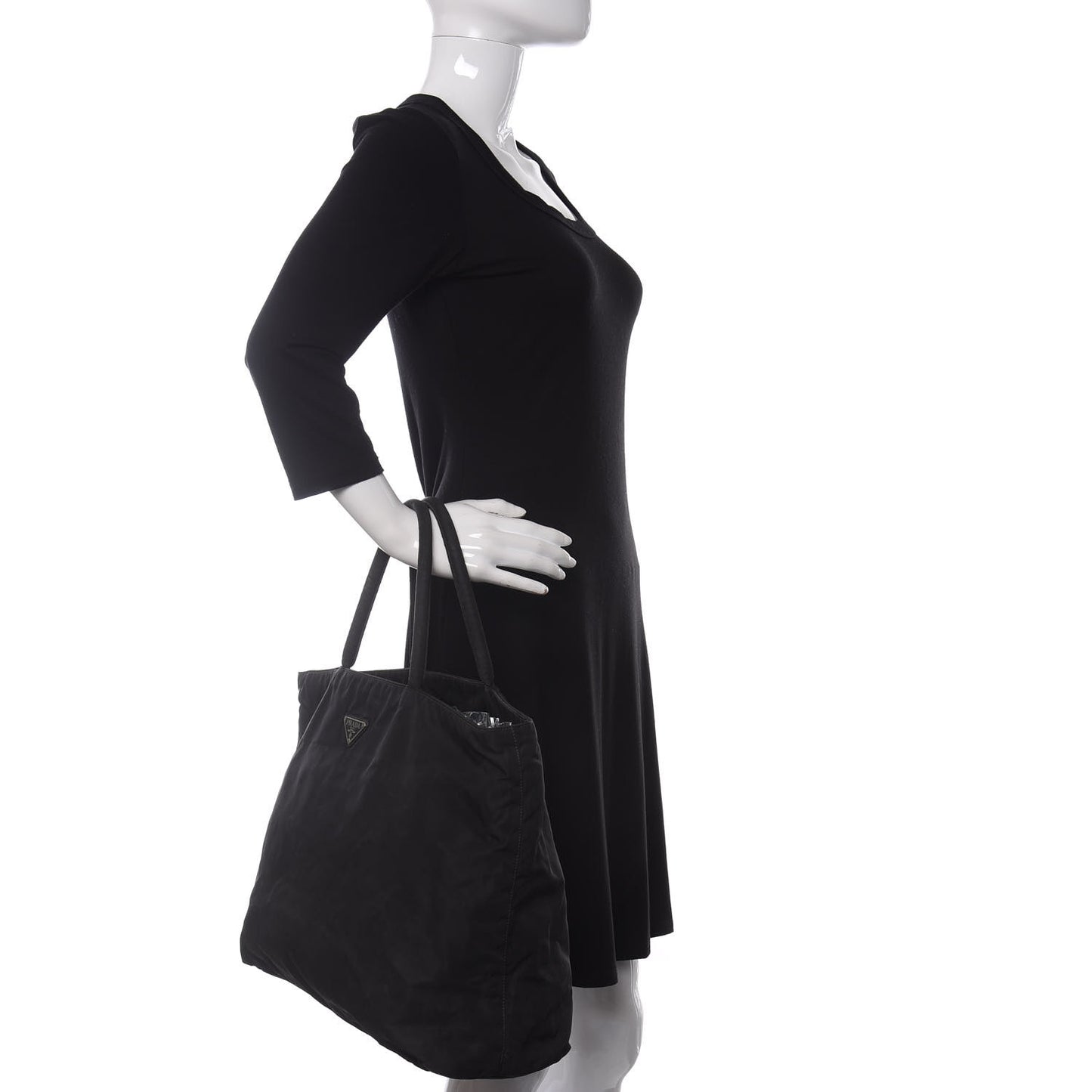 Tessuto Nylon Tote Black
