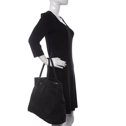 Prada Tessuto Nylon Tote Black 2 of 12