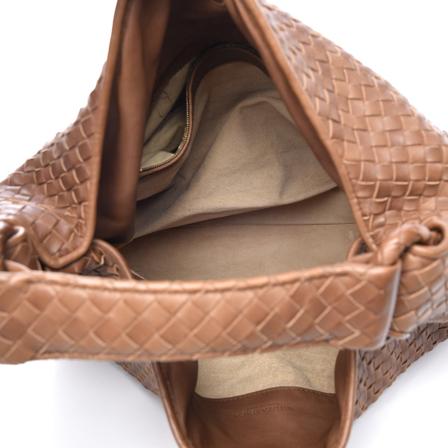 Nappa Intrecciato Sloane Hobo Noce