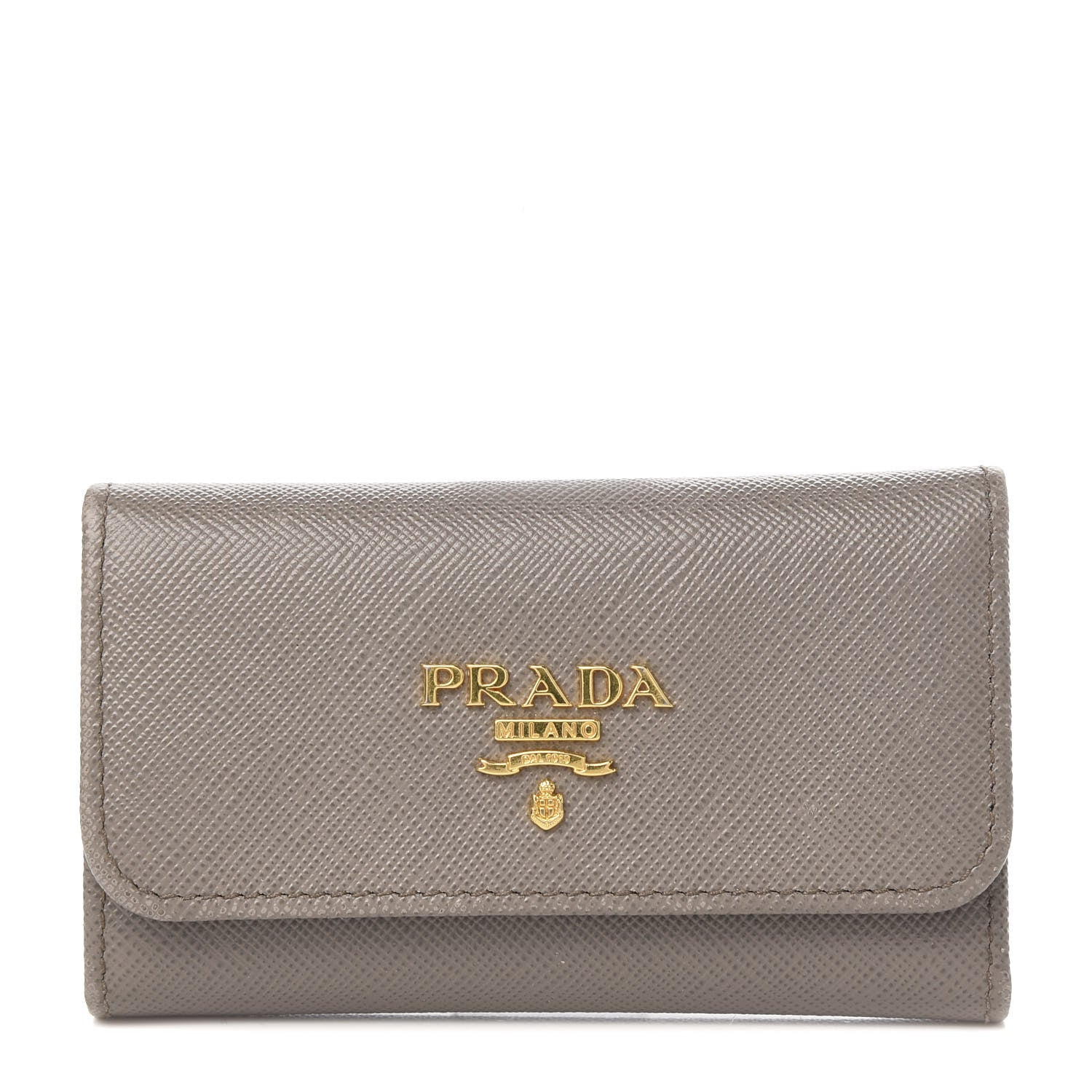 Prada Saffiano Metal 6 Key Holder 1 of 8