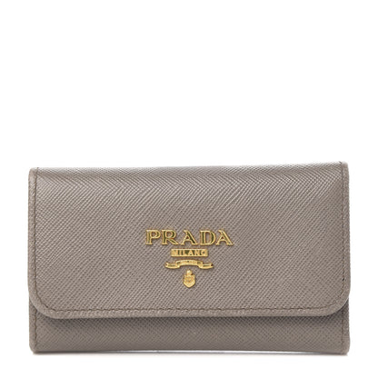 Prada Saffiano Metal 6 Key Holder 1 of 8