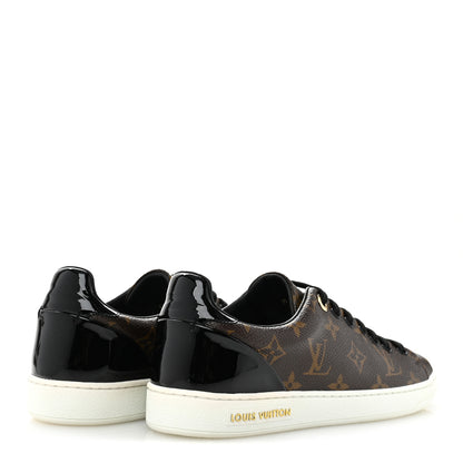 Louis Vuitton Patent Monogram Frontrow Sneakers 37.5 5 of 11