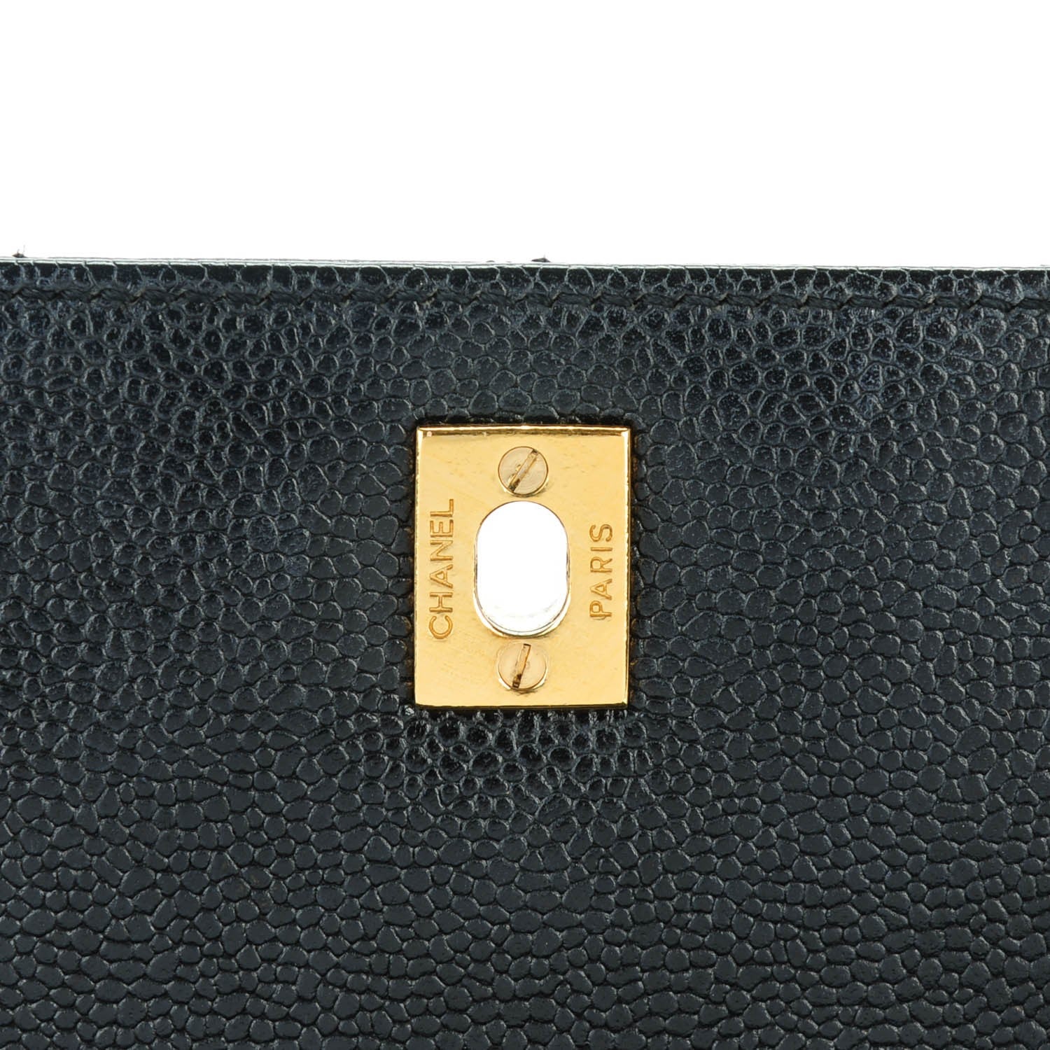 Chanel Caviar Quilted Jumbo Kelly Flap Black 6 of 9