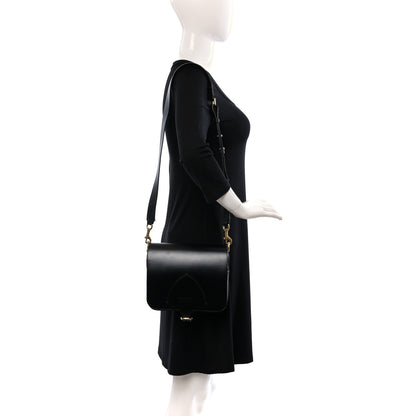 Burberry Smooth Calfskin Square Satchel Black 3 of 10