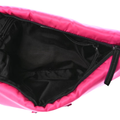 Prada Tessuto Nylon Soft Padded Medium Chain Clutch Bag Fuxia 5 of 8